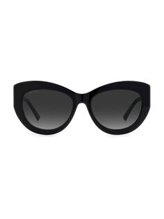 Солнцезащитные очки «кошачий глаз» Xena 54 мм Jimmy Choo, черный