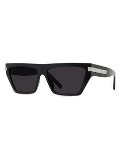 Инжектированные солнцезащитные очки 54 мм Givenchy, черный