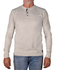 Мужская футболка modern fit из эластичного джерси henley Vintage 1946, мульти