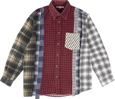 Рубашка Needles Rebuild Flannel Shirt &apos;Assorted&apos;, разноцветный