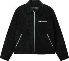 Куртка Stussy 8 Ball Suede Bing Jacket &apos;Black&apos;, черный