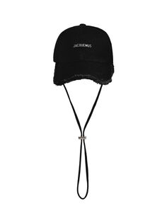 Бейсболка La Casquette Artichaut с бахромой Jacquemus, черный