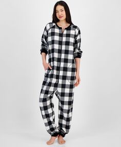 Женская цельная пижама в клетку Family Pajamas
