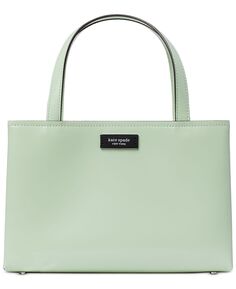 Маленькая кожаная сумка-тоут Sam Icon Spazzolato kate spade new york