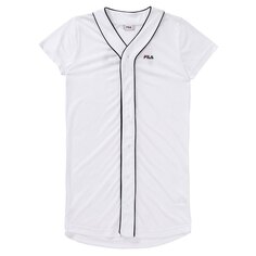 Короткое платье Fila Robin Button Baseball, белый