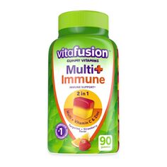 Мультивитамины Vitafusion Multi+ Immune Support + Vitamin C &amp; Zinc, 90 жевательных конфет