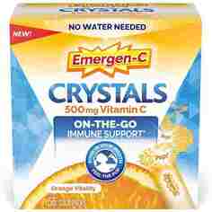 Витамин С Emergen-C Crystals Orange Vitality, 56 стиков