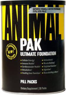 Комплекс витаминов и добавок для спортивного питания Animal Pak All-in-One Women &amp; Men Updated Version, 30 порций