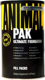 Комплекс витаминов и добавок для спортивного питания Animal Pak All-in-One Women &amp; Men Updated Version, 44 порции