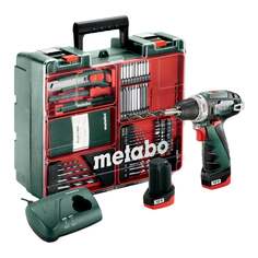 Аккумуляторная дрель Metabo PowerMaxx BS Basic Set 10,8 В 2x2 Ач