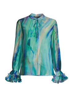 Блузка с принтом Maisie Ungaro, разноцветный