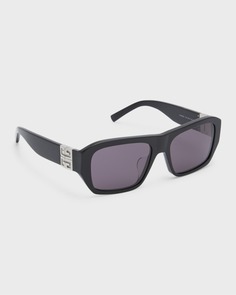 Мужские квадратные солнцезащитные очки из ацетата с 4G-петлями Givenchy