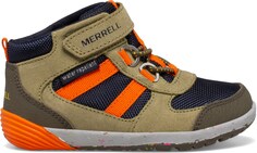 Кроссовки Bare Steps Ridge Jr. — для малышей Merrell, хаки