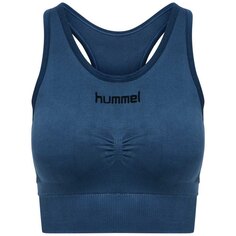 Спортивный бюстгальтер Hummel First Seamless, синий