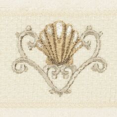 Linum Текстиль для дома Bella Мочалка с украшением, светло-серый