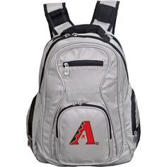 Рюкзак для ноутбука премиум-класса Arizona Diamondbacks, серый Unbranded