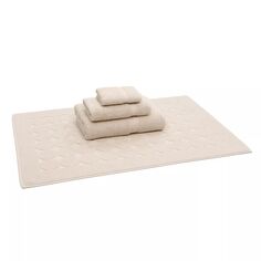 Linum Home Textiles Набор из 4 предметов турецкого хлопка Sinemis махровых банных полотенец, белый