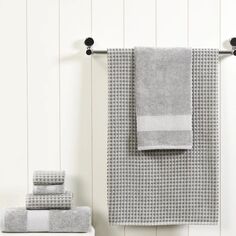 Набор банных полотенец Amrapur Modern Threads Cobblestone, 6 предметов, серый