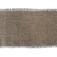 72-дюймовая прямоугольная дорожка для стола серо-коричневого цвета с шевронным принтом Contemporary Home Living