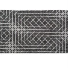 72-дюймовая бело-черная прямоугольная дорожка для стола с геометрическим рисунком Contemporary Home Living