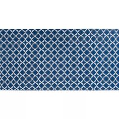 108-дюймовая решётчатая настольная дорожка тёмно-синего цвета Contemporary Home Living