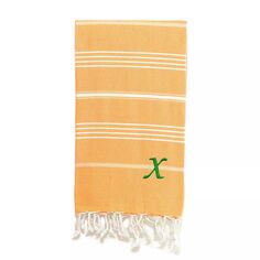 Linum Текстиль для дома Турецкий хлопок Lucky Персонализированное пляжное полотенце Pestemal