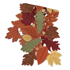 Дорожка для стола Celebrate Together с вырезами в виде осенних листьев