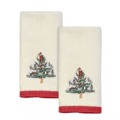 Набор из 2 полотенец для кончиков пальцев Spode Christmas Tree