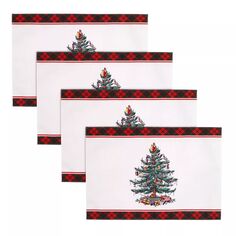 Подставки для столовых приборов Spode Christmas Tree Tartan, 4 шт.