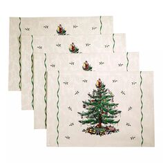 Подставки для столовых приборов Spode Christmas Tree Green, 4 шт.