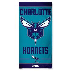 Пляжное полотенце WinCraft Charlotte Hornets 30 x 60 дюймов Unbranded