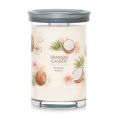 Стаканная свеча Yankee Candle Coconut Beach Signature с 2 фитилями