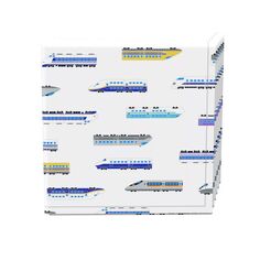 Набор салфеток, 100 % полиэстер, набор из 4 шт., 18x18 дюймов, полоса высокоскоростного поезда Fabric Textile Products