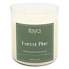 Свеча Feya Forest Pine, 20 унций. Соевая свеча