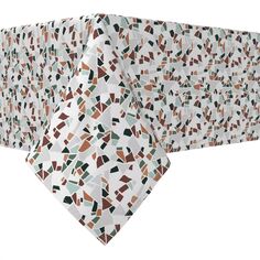 Прямоугольная скатерть, 100% хлопок, 52х120 дюймов, принт терраццо. Fabric Textile Products