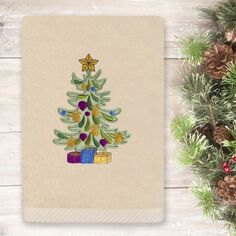 Linum Домашний текстиль Рождественские подарки Вышитое роскошное турецкое хлопковое полотенце для рук