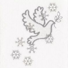 Linum Домашний текстиль Рождественский голубь с вышивкой Роскошное турецкое хлопковое полотенце для рук