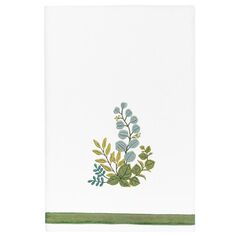 Linum Home Textiles Турецкий хлопок Botanica Набор украшенных полотенец из 4 предметов