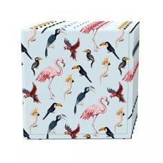 Набор салфеток из 4 шт., 100% хлопок, 20х20 дюймов, Jungle Birds Fabric Textile Products