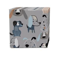 Набор салфеток из 4 шт., 100 % хлопок, 20x20 дюймов, Cartoon Pets Fabric Textile Products