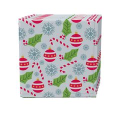 Набор салфеток из 4 шт., 100% хлопок, 20x20 дюймов, Time for Christmas. Fabric Textile Products