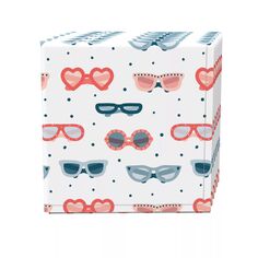 Набор салфеток из 4 шт., 100 % хлопок, 20x20 дюймов, летние солнцезащитные очки Fabric Textile Products