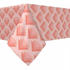 Прямоугольная скатерть, 100 % хлопок, 52x84 дюйма, сложенные треугольники. Fabric Textile Products