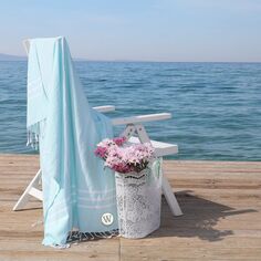 Домашний текстиль Linum, турецкий хлопок, персонализированный набор пляжных полотенец и полотенец для рук Alara Pestemal