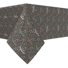 Прямоугольная скатерть, 100% хлопок, 52x84 дюйма, Олени на деревьях Fabric Textile Products