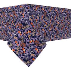 Прямоугольная скатерть, 100 % хлопок, 52x104 дюйма, цветочный 36 Fabric Textile Products