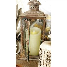 Stella &amp; Eve Беспламенный декор стола со свечами, набор из 3 предметов