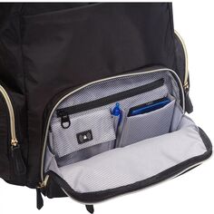 Нейлоновый 15-дюймовый рюкзак для ноутбука Kenneth Cole Reaction Sophie с блокировкой RFID, черный