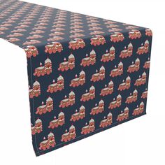 Дорожка для стола, 100 % хлопок, 16x90 дюймов, рождественский пряничный шлейф. Fabric Textile Products