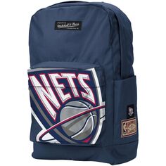 Классический рюкзак Mitchell &amp; Ness New Jersey Nets из твердой древесины Unbranded